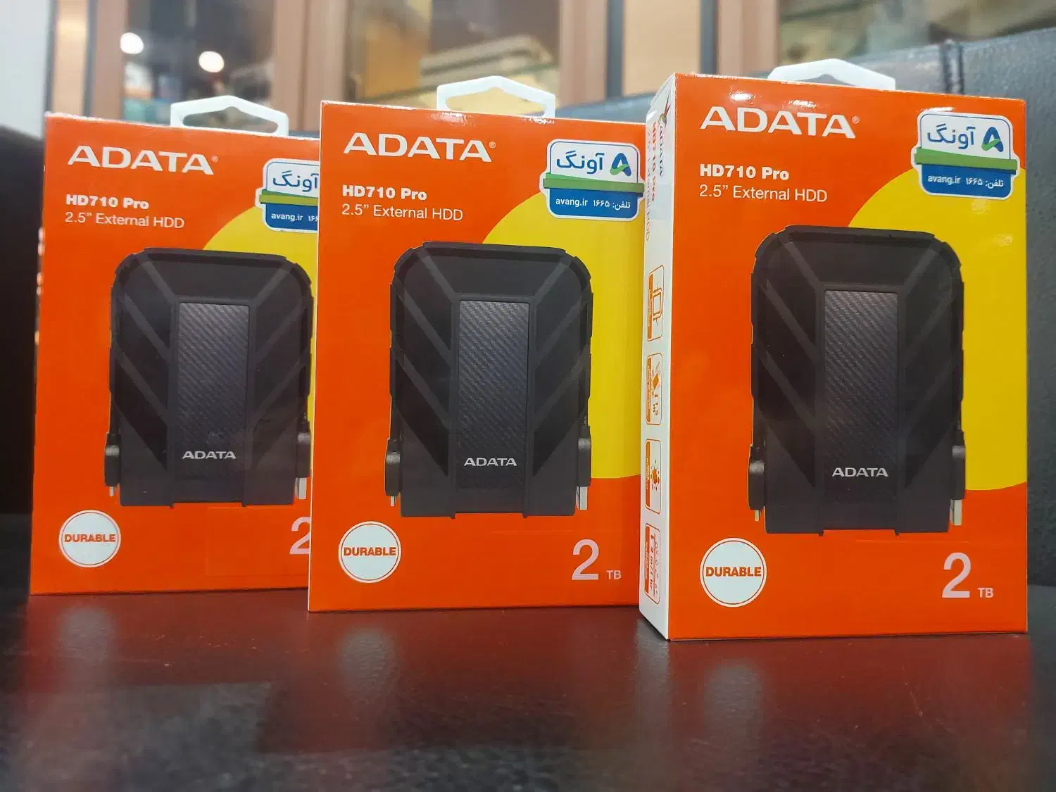 هارد اکسترنال دو ترابایت ای دیتا ADATA2TB|قطعات و لوازم جانبی رایانه|تهران, فلسطین (میدان انقلاب)|دیوار