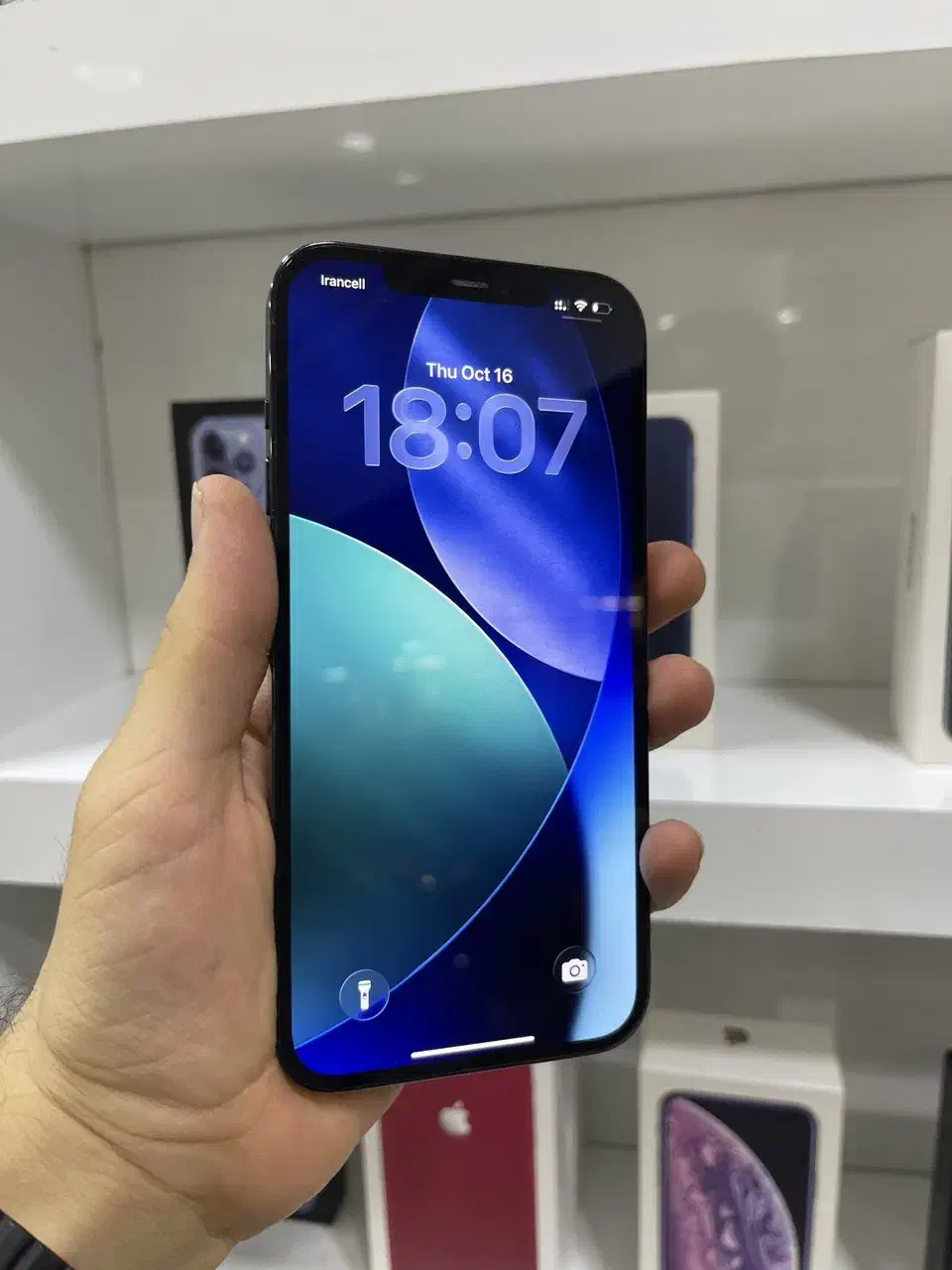 گوشی اپلiPhone 12Promax 256G ZA/Aآبی دوسیم|موبایل|قزوین, |دیوار