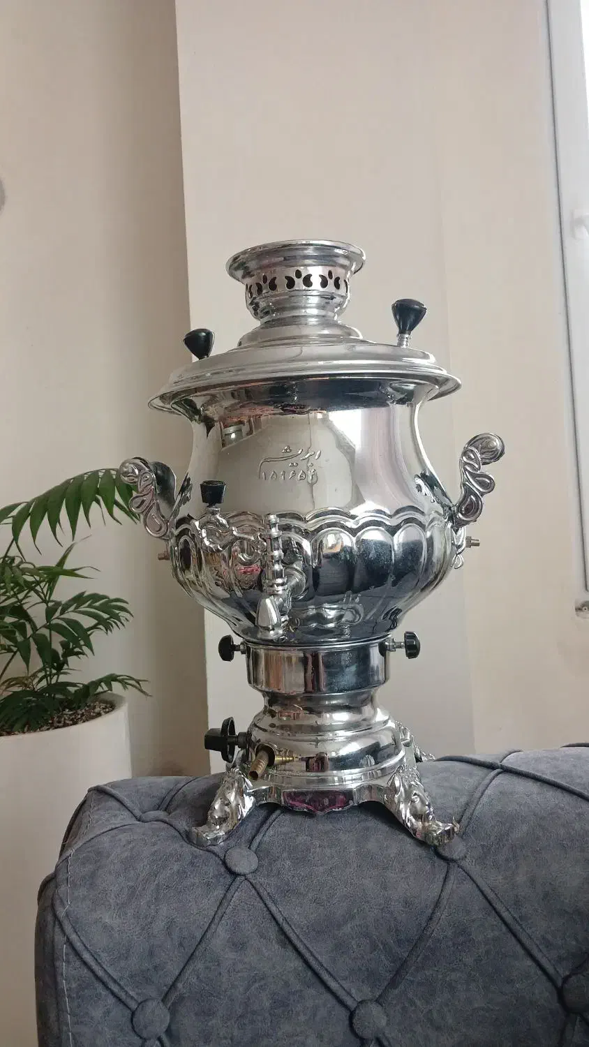 سماور ۸ لیتری ابریشم|سماور، چایساز، قهوهساز|چالوس, |دیوار