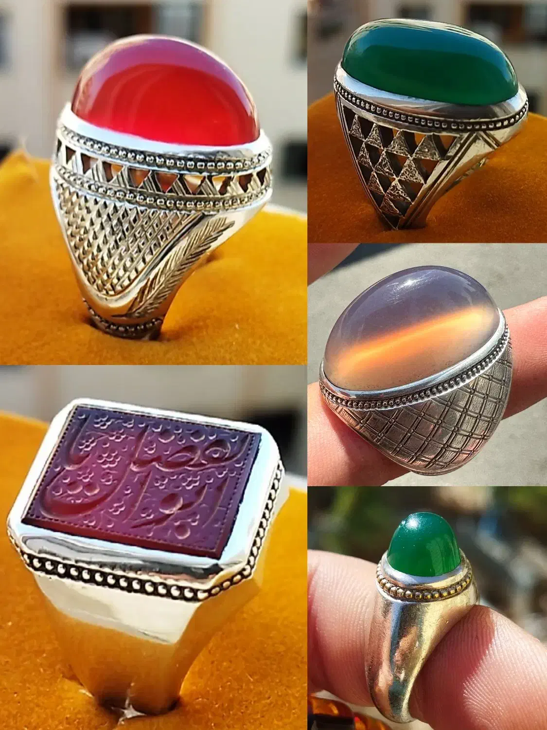 پنج عدد انگشتر|جواهرات|کرج, فاز ۳ مهرشهر|دیوار