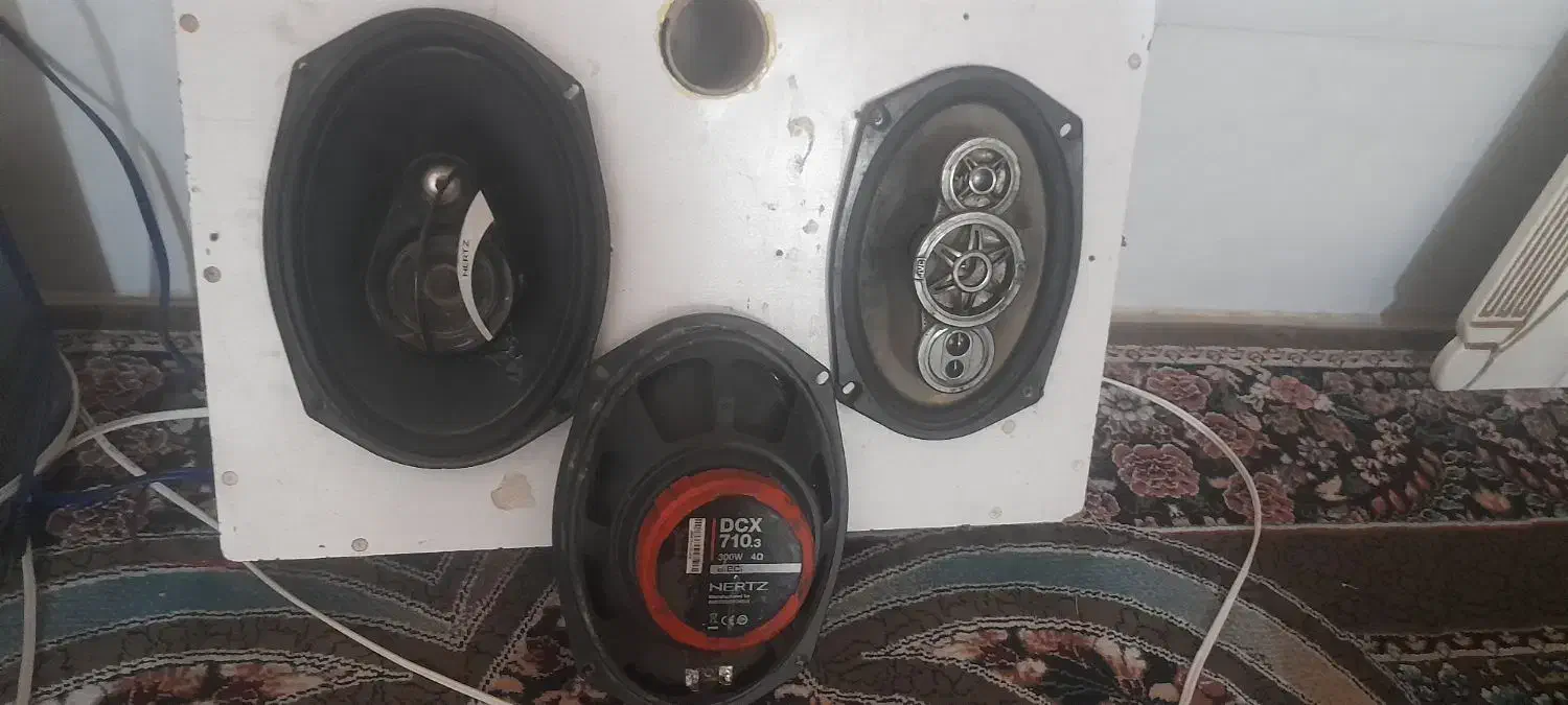 باندخربزه ای هرتز۱۰ اینچ درحد نوتخته سه بعدی پراید|قطعات یدکی و لوازم جانبی|اسلام‌شهر, شهرک مهدیه|دیوار