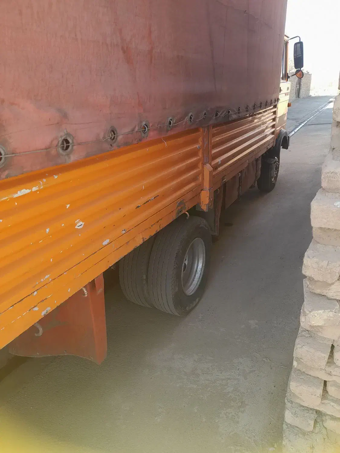 خاور مسقف اتاق ۵۲۰ عرض ۲۴۰ ارتفاع ۲۸۰ مدل ۵۹|خودرو سنگین|بشاریات, |دیوار