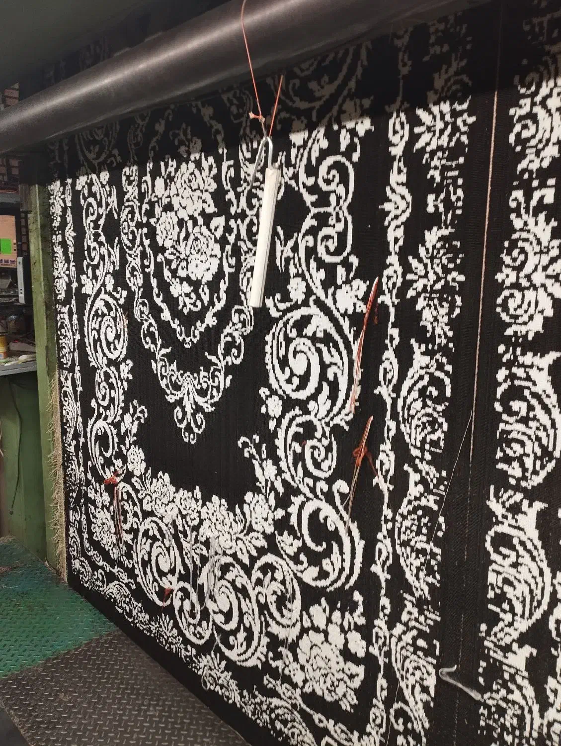 گلیم تراکم 660|گلیم، جاجیم، گبه|کاشان, کارگر|دیوار