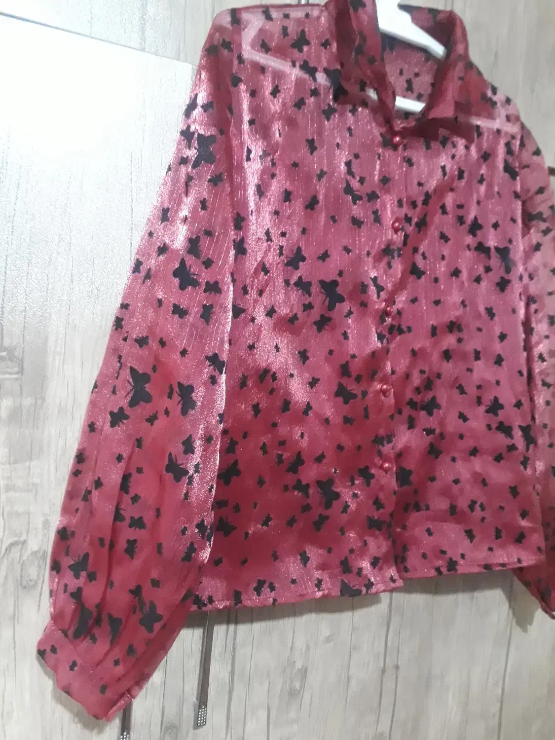 شومیز مجلسی حریر شیشه ای|لباس|تولم شهر, |دیوار