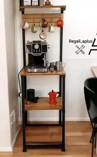 کافی بار|کتابخانه، شلف، قفسه‌های دیواری|مبارکه, |دیوار