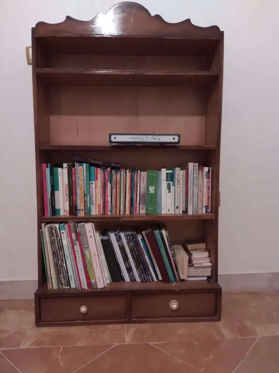 کتابخانه و کمد چوبی|کتابخانه، شلف، قفسه‌های دیواری|تویسرکان, |دیوار