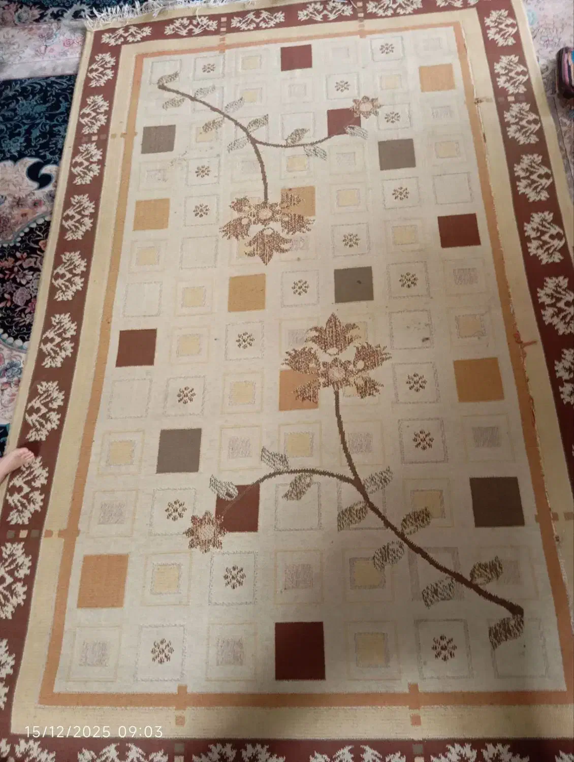 قالیچه ماشینی و گلیم|فرش|تایباد, |دیوار