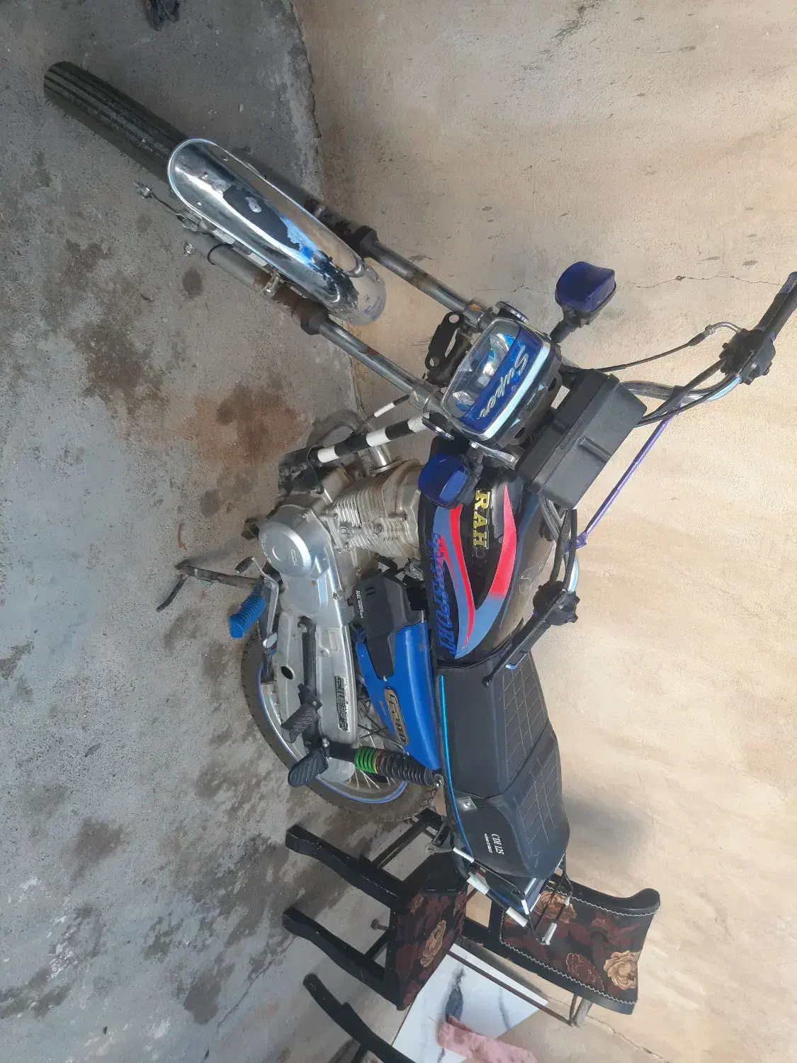 موتور۱۲۵ مدل۹۱ مزایده|موتورسیکلت|نورآباد, |دیوار