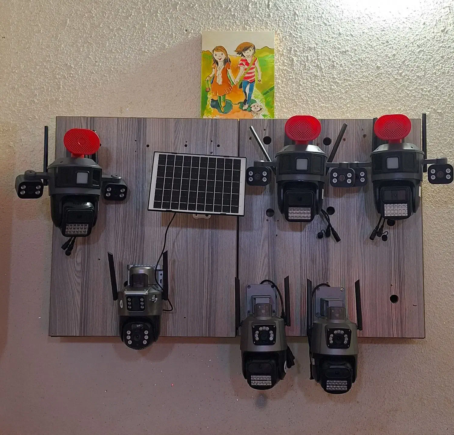 دوربین های وایرلس سیمکارتی با پنل خورشیدی|دوربین مداربسته|گرگان, |دیوار