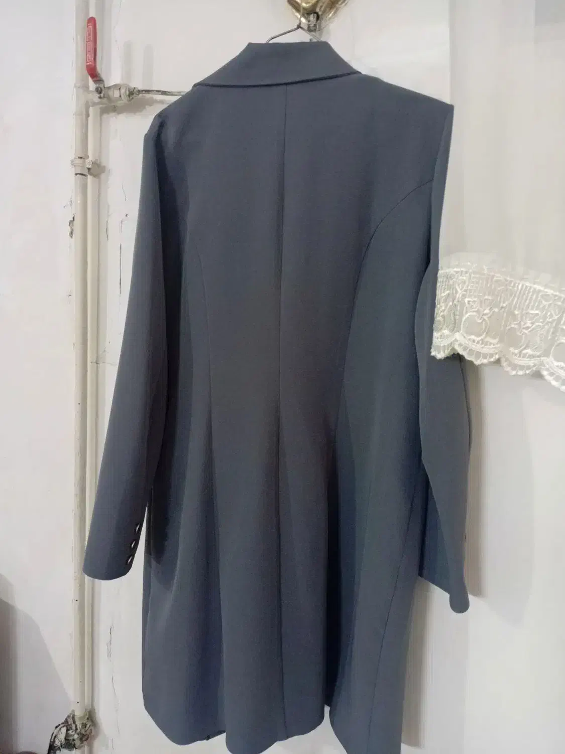 مانتوکتی رنگ طوسی|لباس|خرمآباد, |دیوار