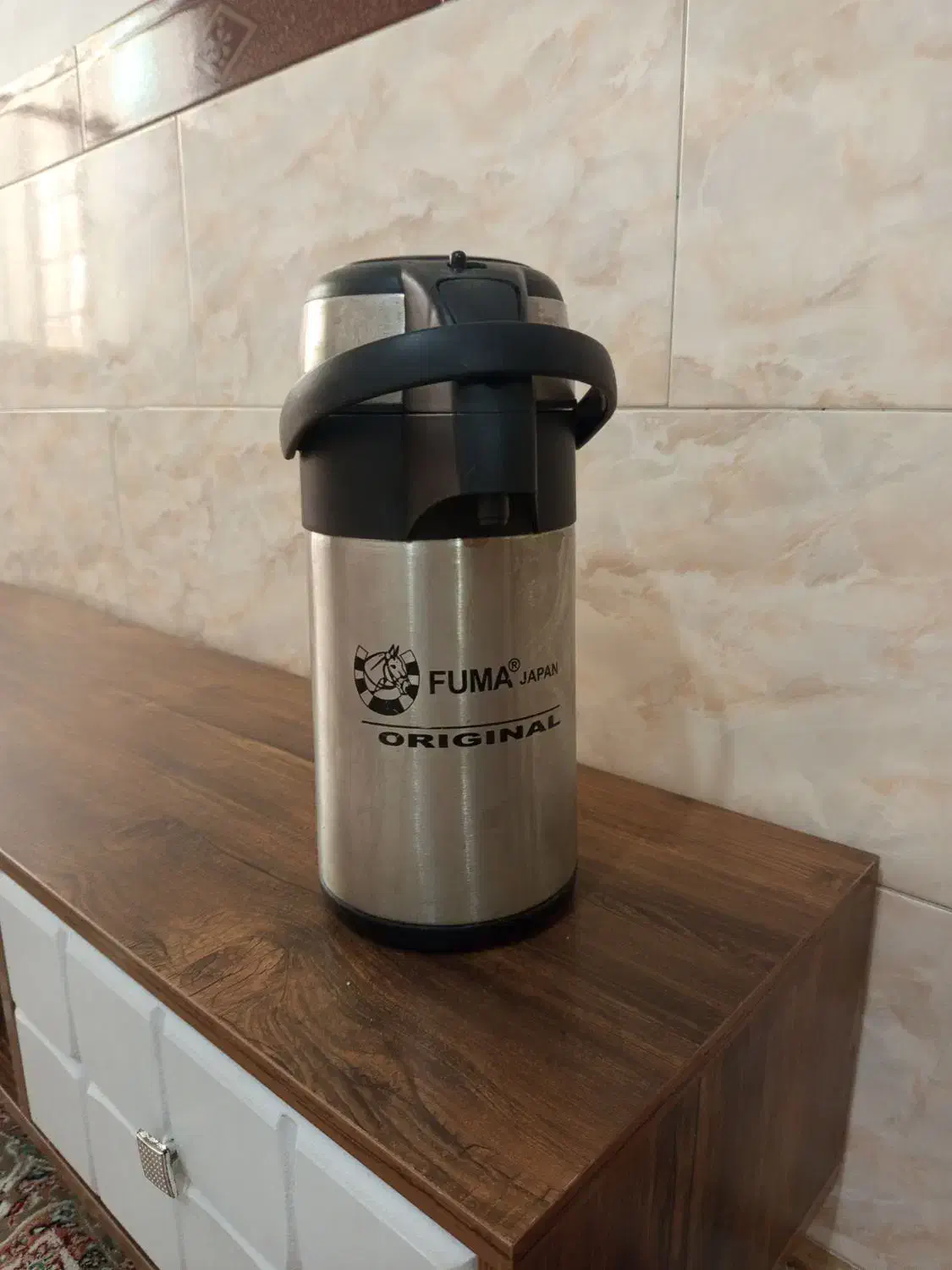 فلاکس فوما ژاپنی پمپی ۲.۵ لیتری|قوری، کتری، قهوه‌ساز دستی|بهارستان, |دیوار