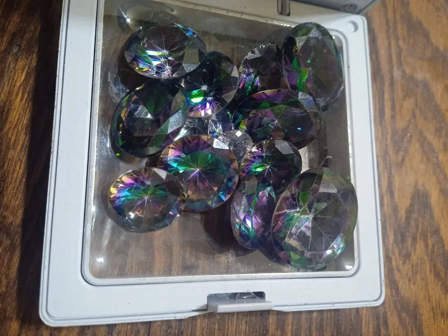 نگین توپاز هفت رنگ تایلندی|جواهرات|سنندج, |دیوار