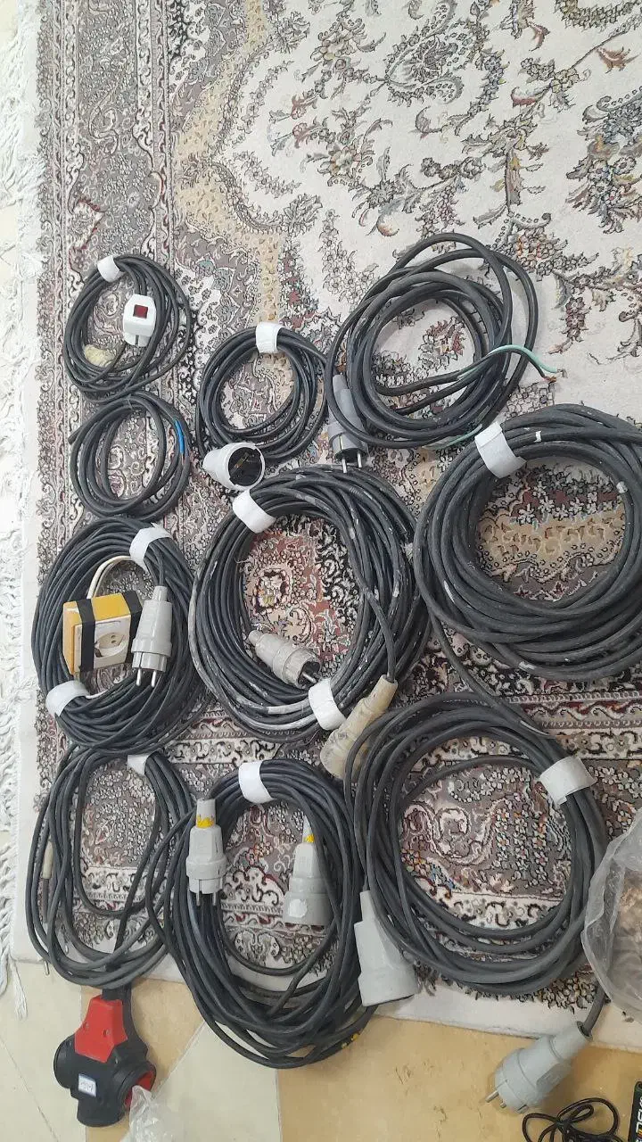 کابل صدا .پاور .میکروفون و فیش صدا|صوتی و تصویری|ورامین, خیر آباد|دیوار