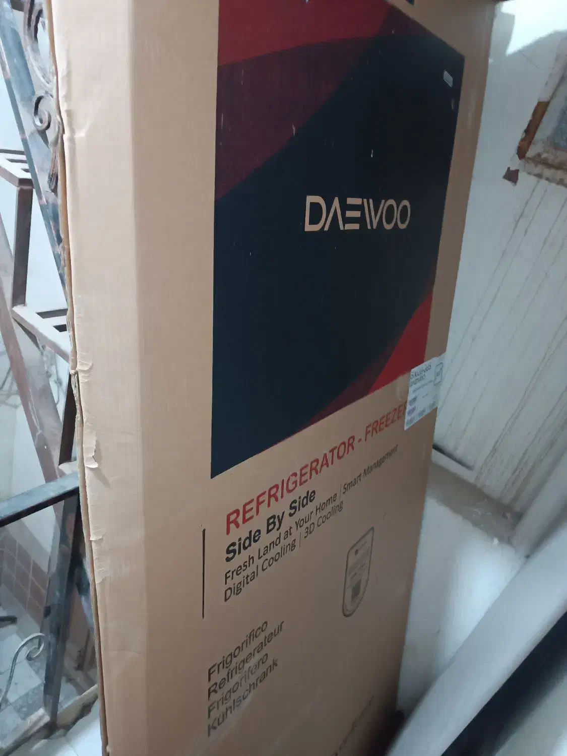 کارتن یخچال ساید مارک دوو|ابزارآلات|کاشان, ملک آباد|دیوار