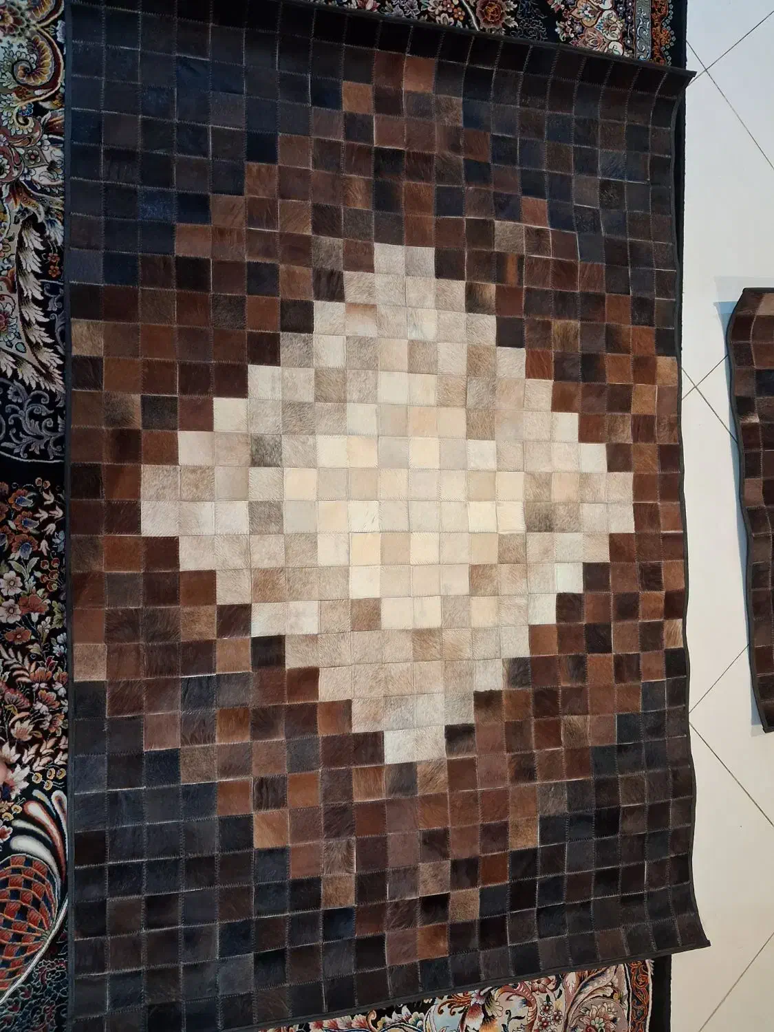 فرش پوست چرم طبیعی|فرش|ری, دیلمان|دیوار