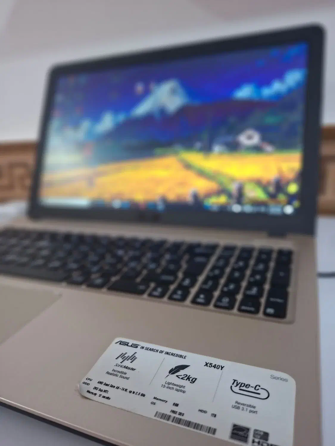 لپ تاپ ایسوس X540y تمیز و سالم|رایانه همراه|بندر ماهشهر, |دیوار