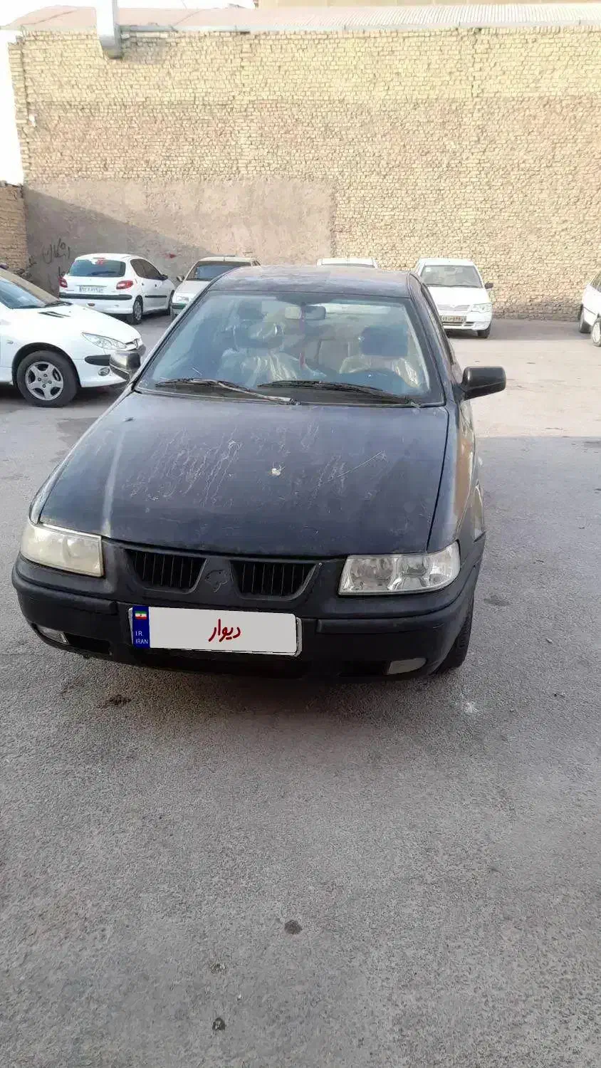 سمند مشکی تمیز|خودرو سواری و وانت|یزد, |دیوار