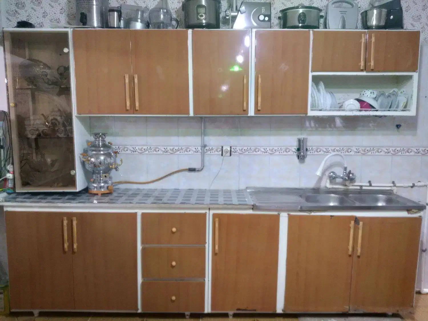 کابینت فلزدرحدنو|آب‌چکان و نظم‌دهنده ظروف|تربت جام, علوی|دیوار