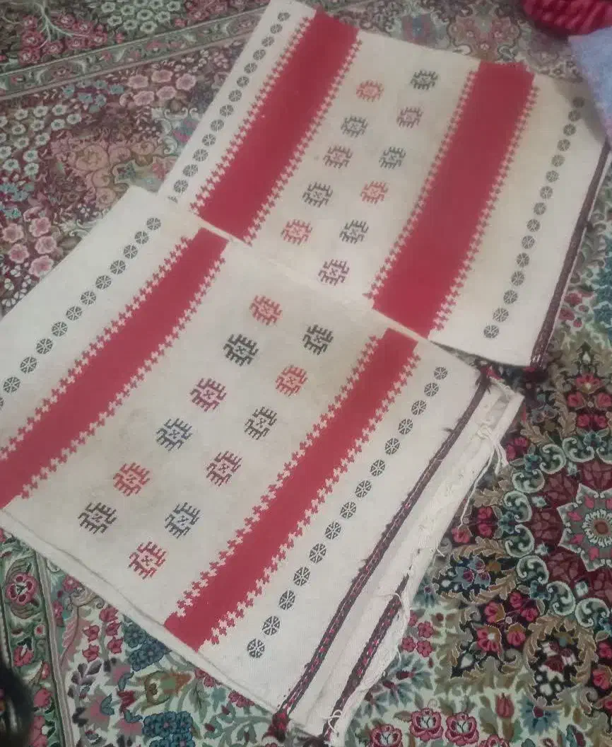 جوال دستباف قدیمی کاملا نو|گلیم، جاجیم، گبه|کرمان, |دیوار