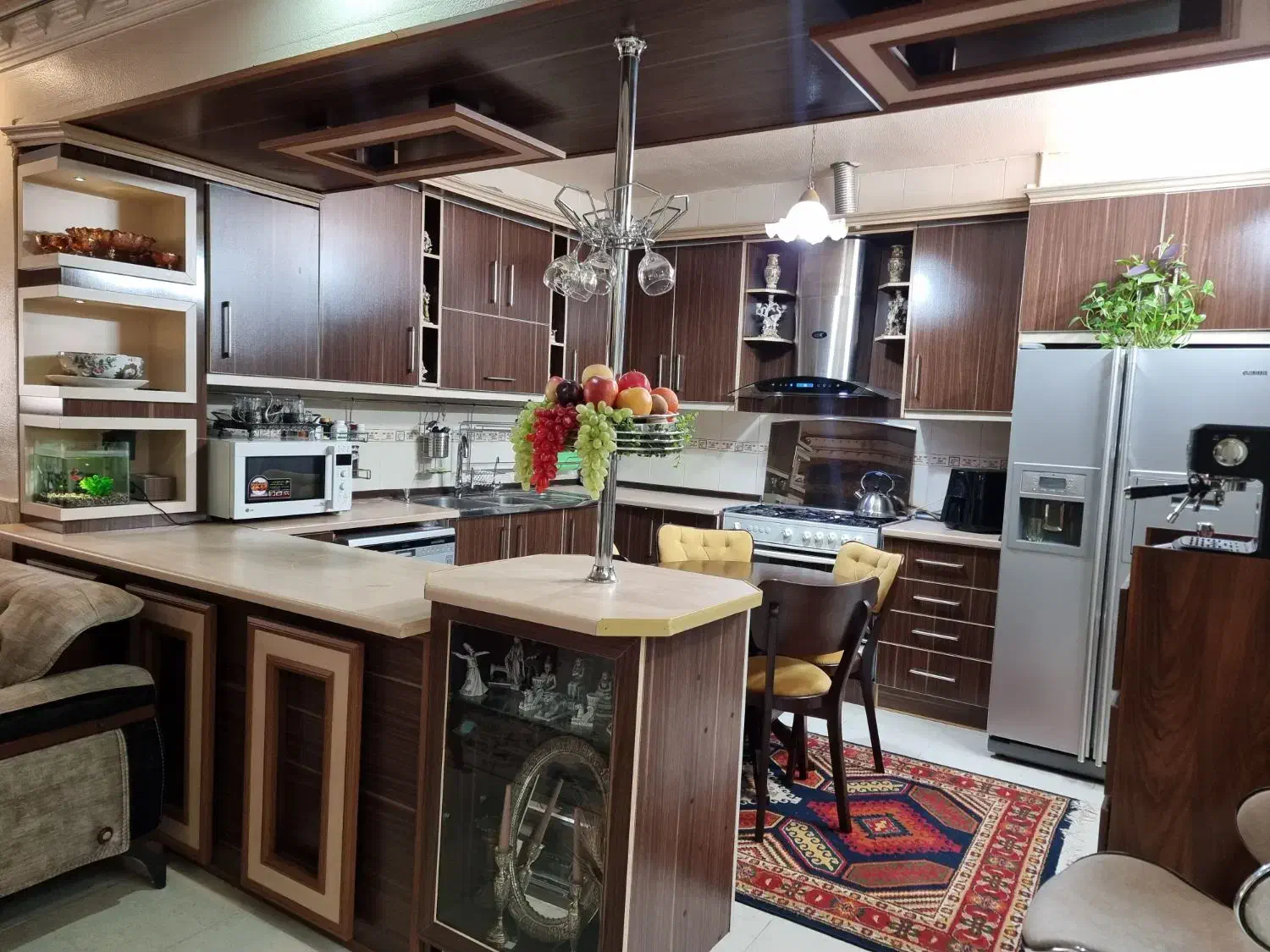 کابینت دسته دوم کاملا سالم با هود و سینک|مصالح و تجهیزات ساختمان|شاهین‌شهر, فردوسی|دیوار