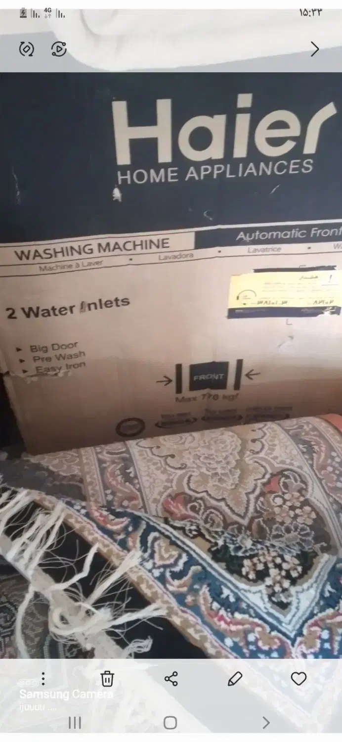 لباسشوی هایر مناسب جهیزیه|ماشین لباسشویی و خشک‌کن لباس|اندیمشک, |دیوار