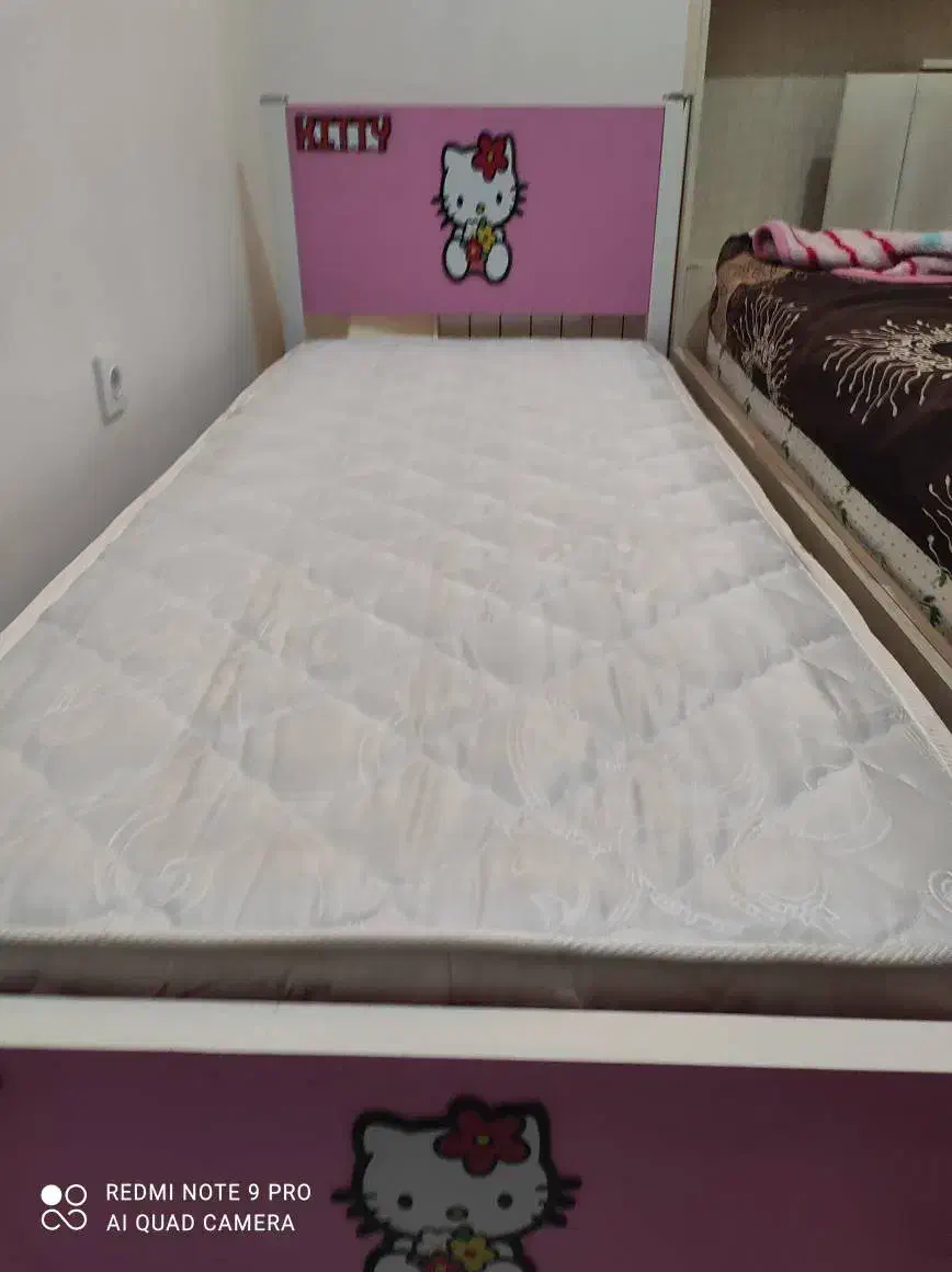 تخت نوجوان دخترانه|تخت و سرویس خواب|قدس, شهر‌قدس|دیوار