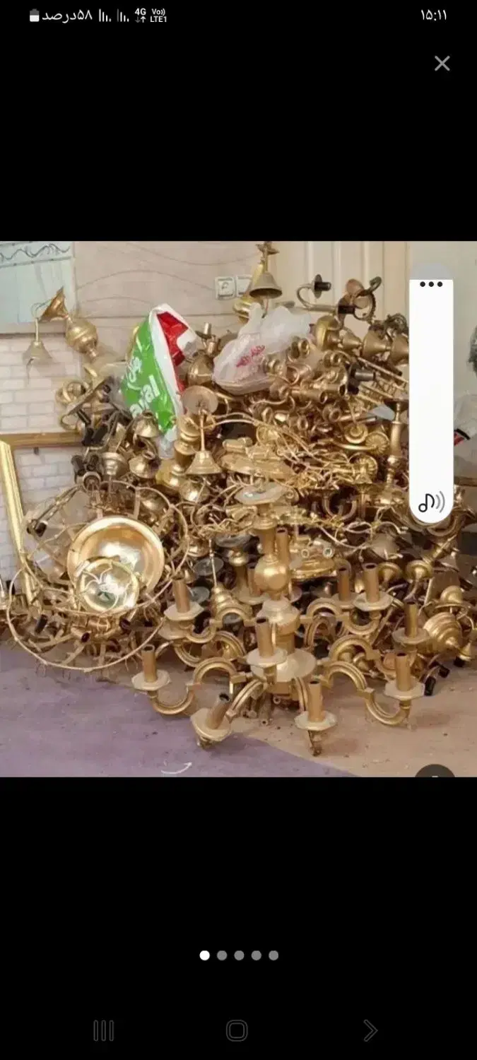 فروشنده خریدارم لوستر برنزی|لوستر و چراغ آویز|تهران, اکباتان|دیوار