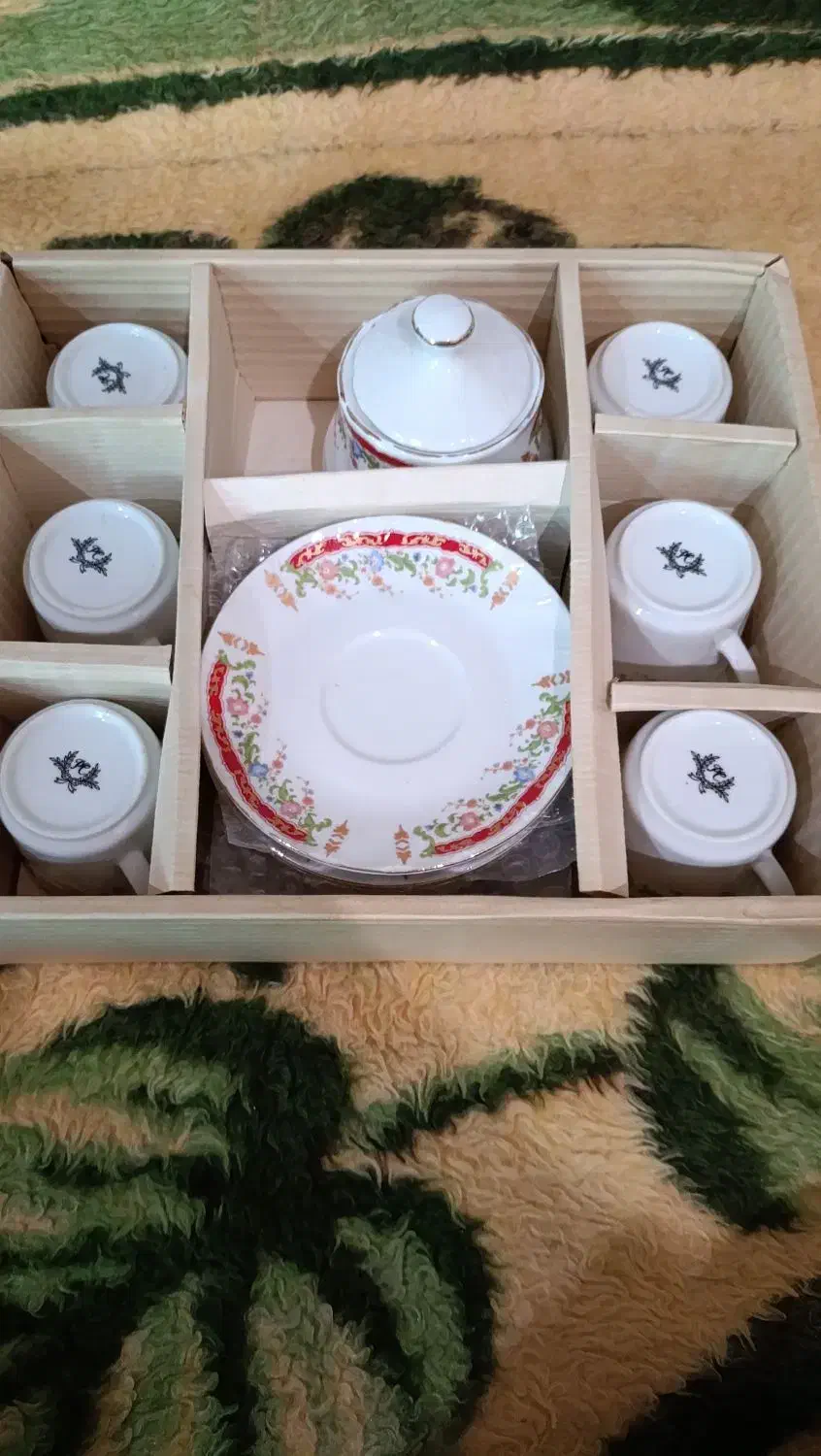 سرویس چای خوری با قندان|ظروف سرو و پذیرایی|اهواز, فاز ۵ پاداد|دیوار