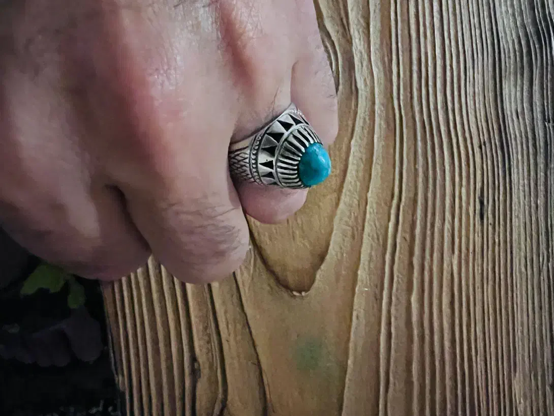 انگشتر نقره با رکاب دست ساز|جواهرات|رشت, گلباغ نماز|دیوار