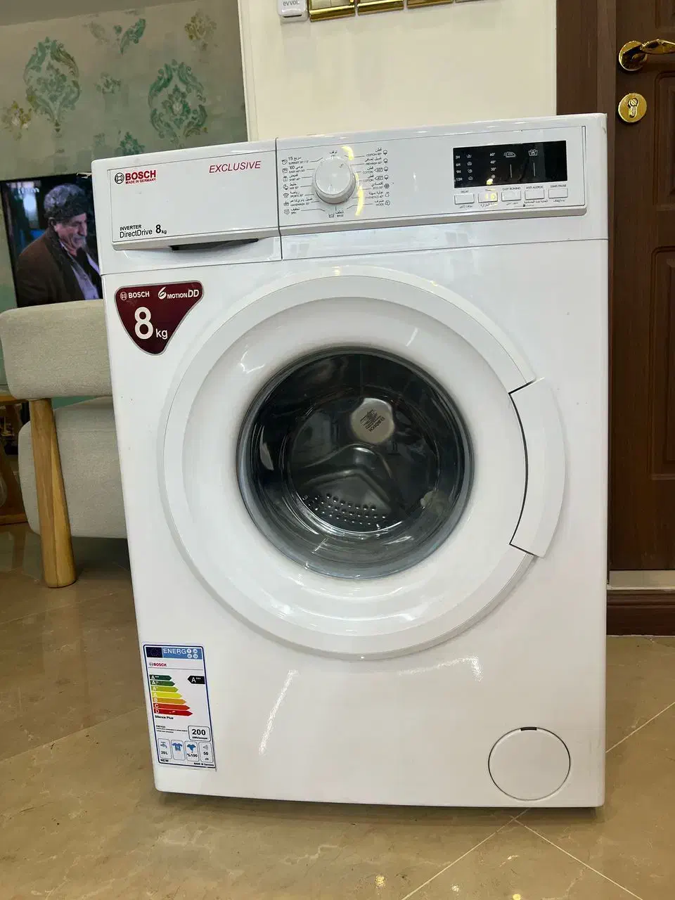 ماشین لباسشویی بوش|ماشین لباسشویی و خشک‌کن لباس|کاشان, فین کوچک|دیوار