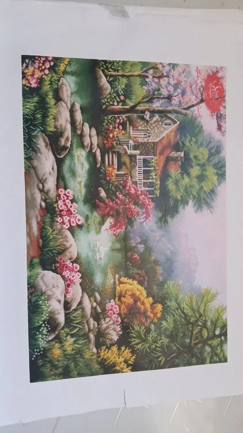 تابلوفرش نیمه کار|تابلو فرش|شهرکرد, |دیوار