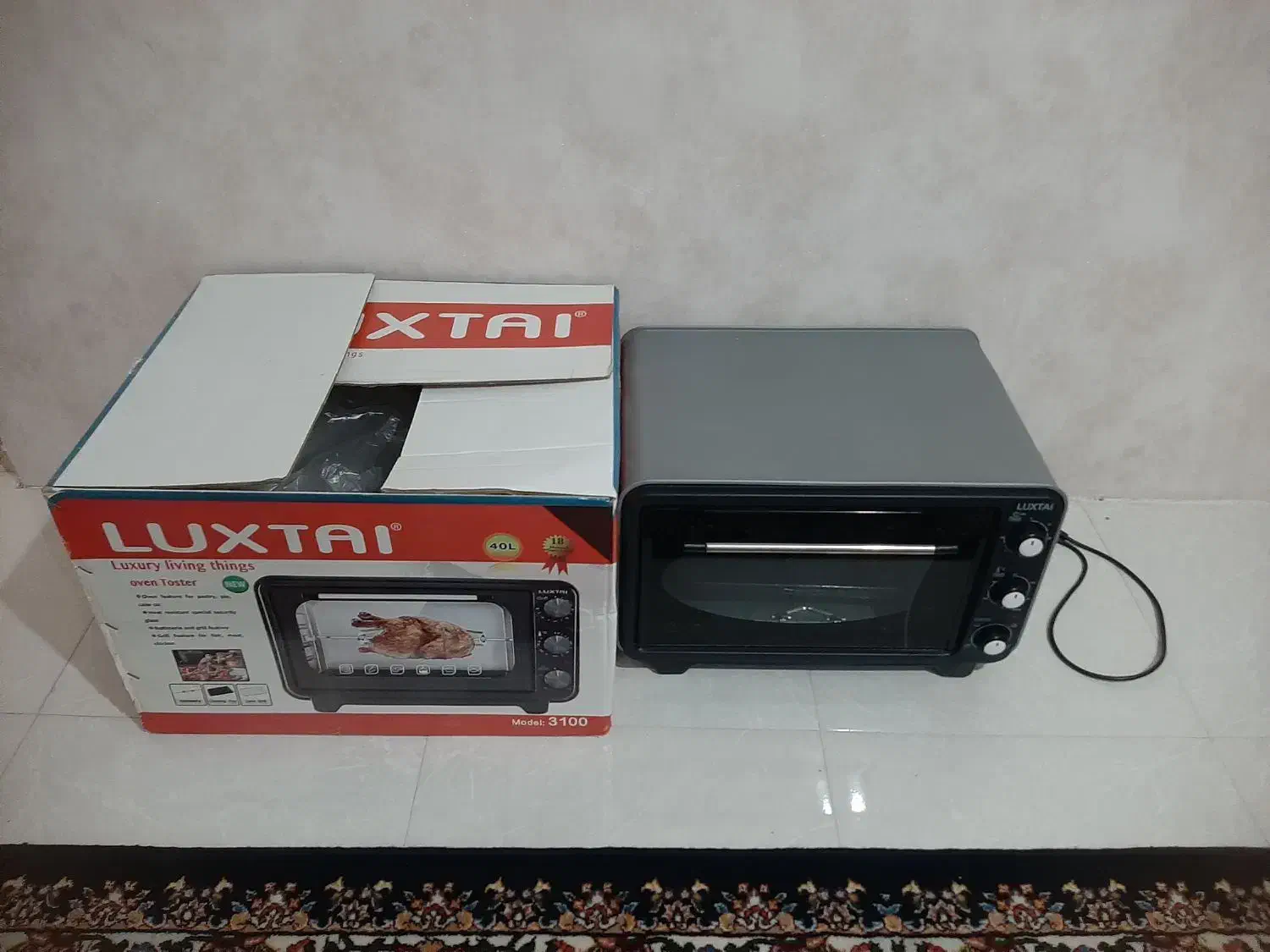 اون تستر ۴۰ لیتری درحد نو نو با کارتون|اجاق گاز و لوازم برقی پخت‌وپز|اسلام‌شهر, شهرک واوان|دیوار