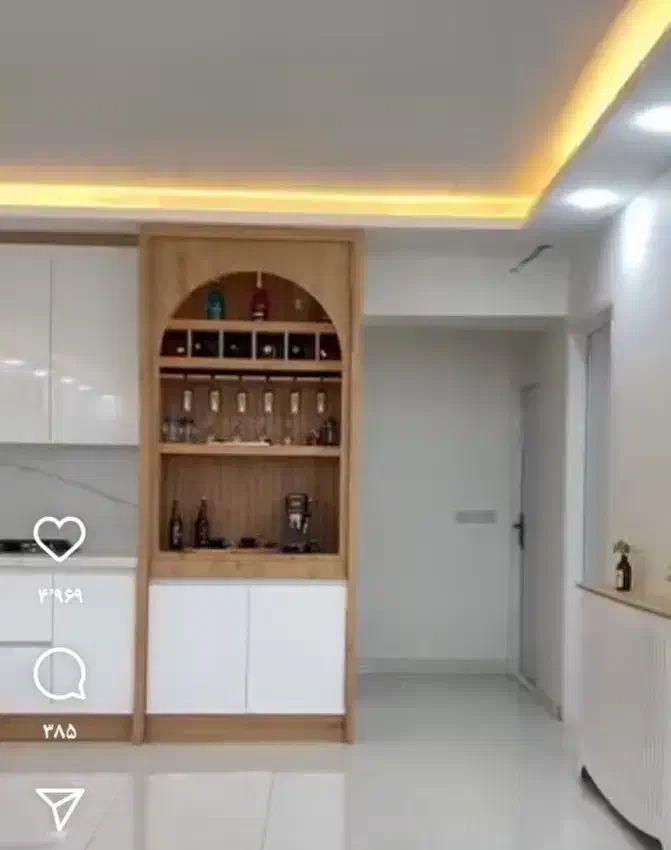 ساخت کابینت ام دی اف کمد دیواری درب چوبی|مصالح و تجهیزات ساختمان|شاهین‌شهر, گزبرخوار|دیوار