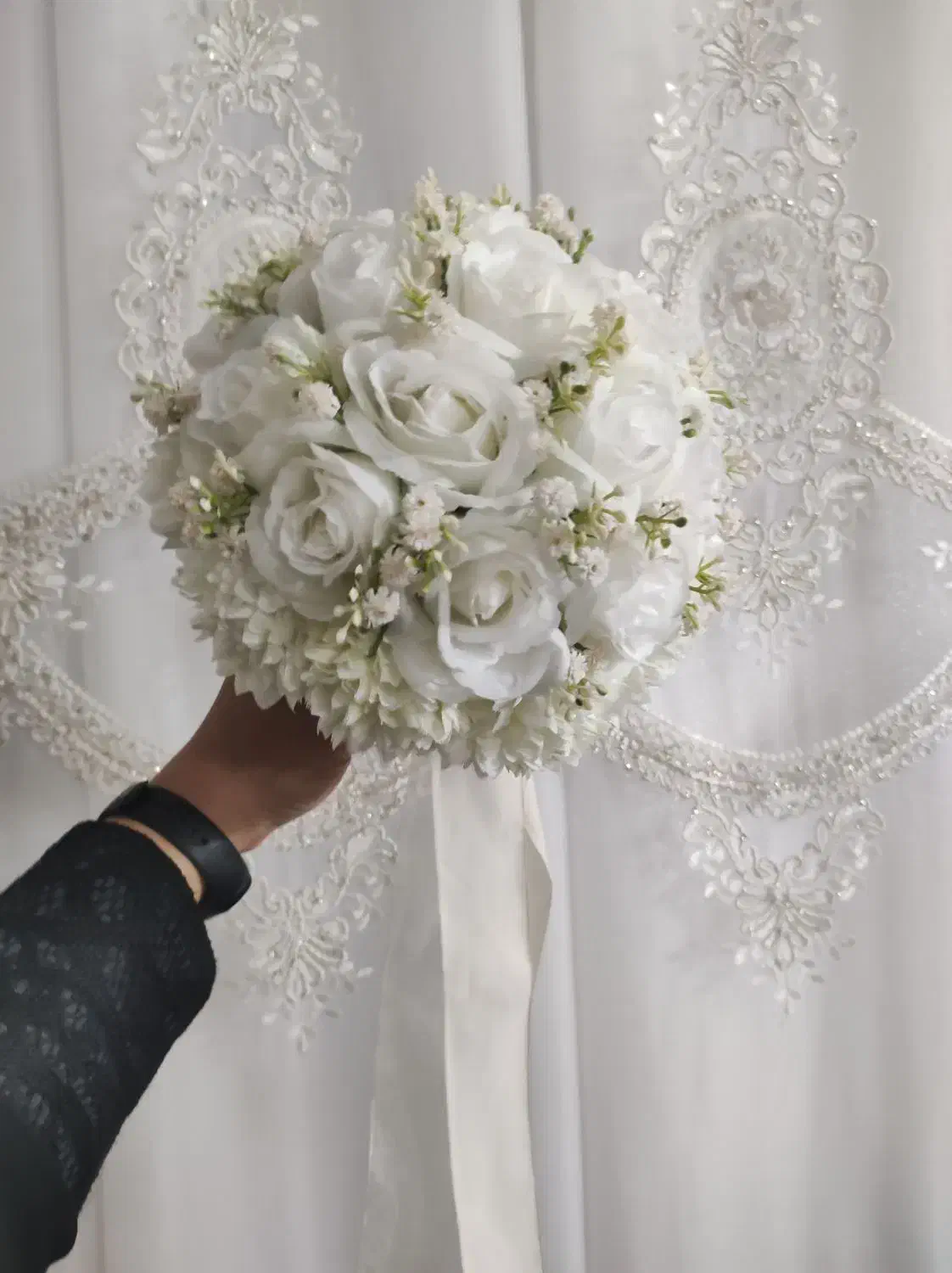 دسته گل عروس(گل پرین)|گل مصنوعی|سبزوار, توحیدشهر|دیوار