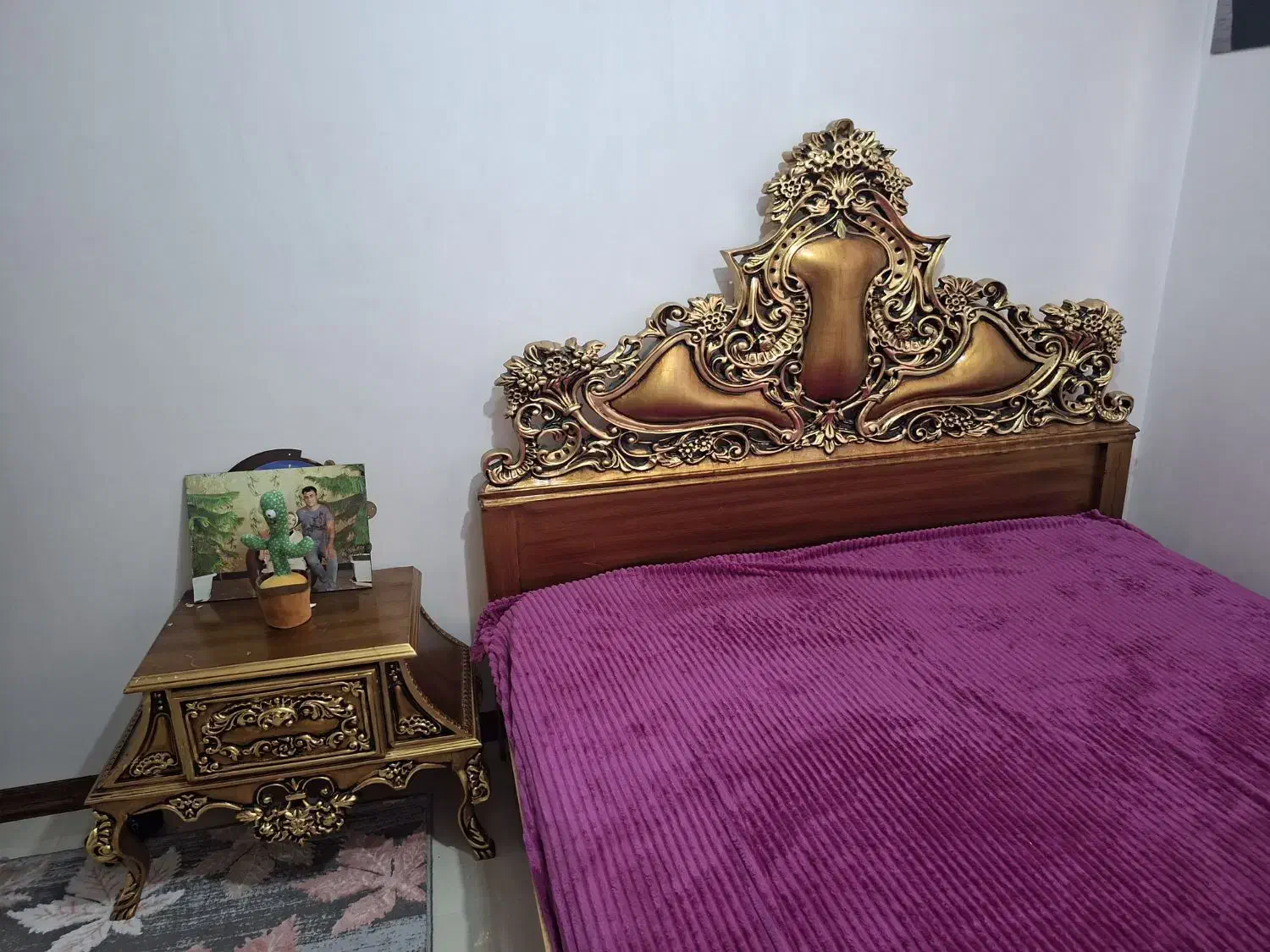 سرویس خواب سلطنتی تمام چوب|تخت و سرویس خواب|تهران, کیانشهر|دیوار