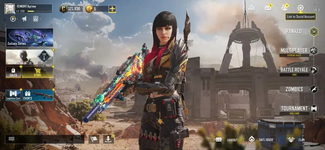 اکانت کالاف دیوتی موبایل ۲ متیک  هست و ۱۰ لجند|کنسول، بازی ویدئویی و آنلاین|جم, |دیوار