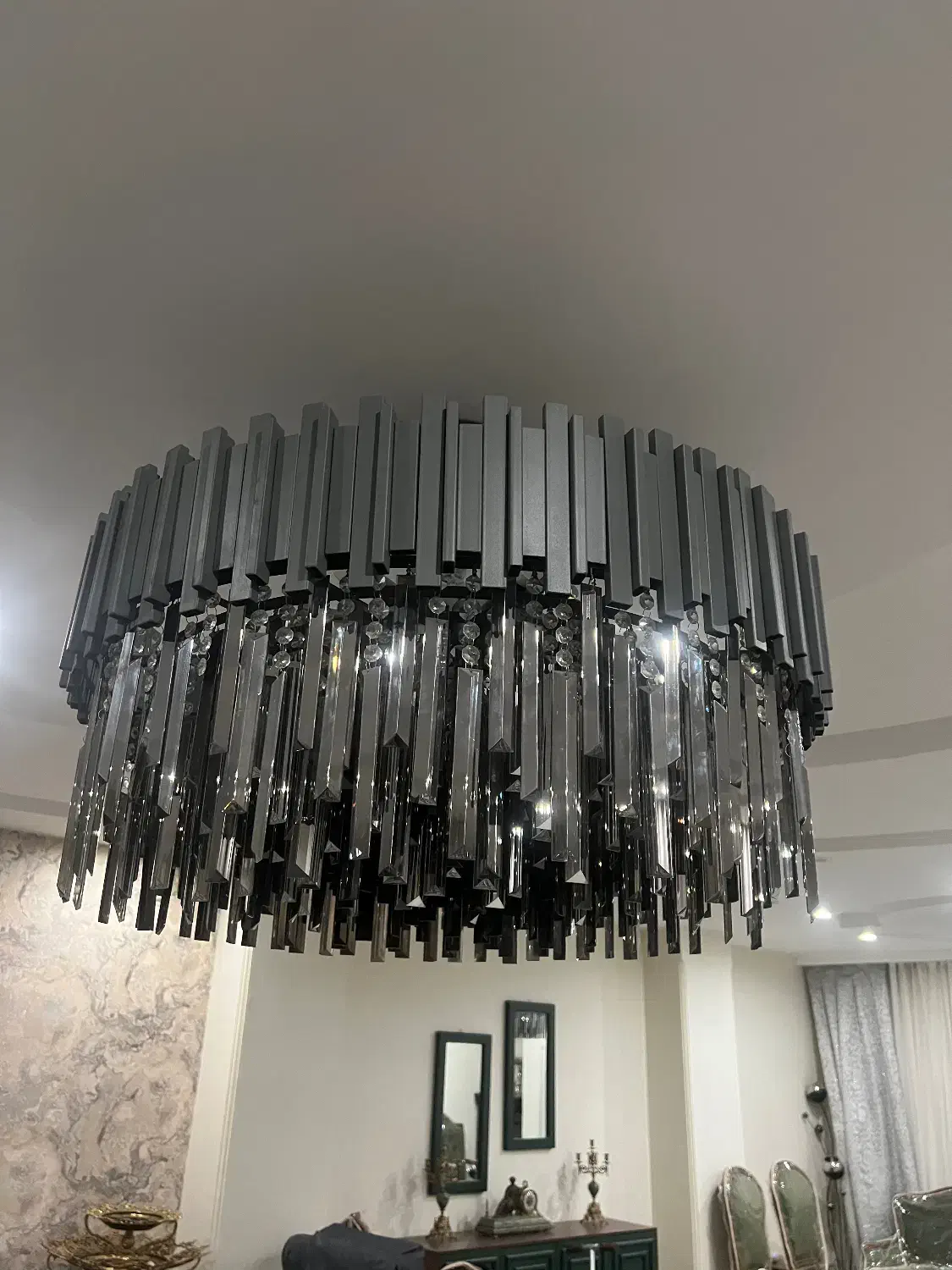 لوستر قطر ۹۰ سانتی متر|لوستر و چراغ آویز|تهران, خواجه نصیر طوسی|دیوار