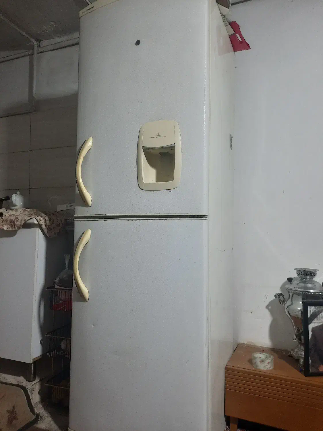 یخچال دو درب الکترواستیل.فنی سالم خد وخش جزئی|یخچال و فریزر|تهران, شهرک فردوس (حسینی)|دیوار