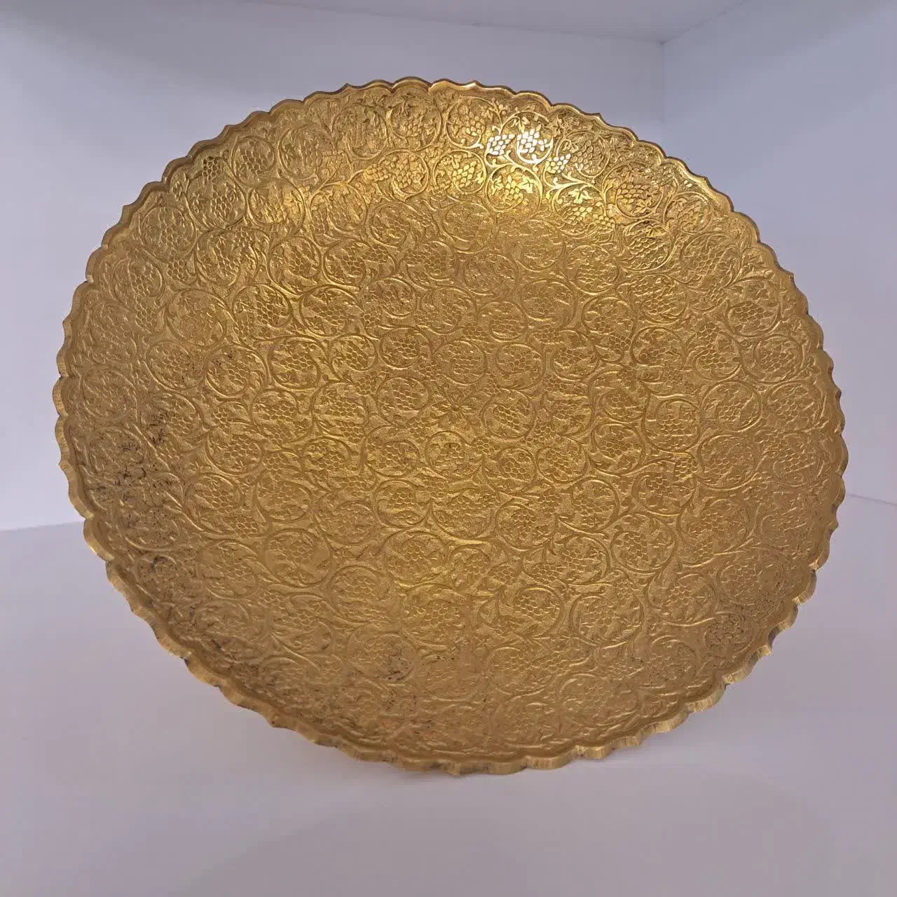 شیرینی خوری پایه دار برنز با شش عدد بشقاب|کلکسیون اشیاء عتیقه|سهند, |دیوار