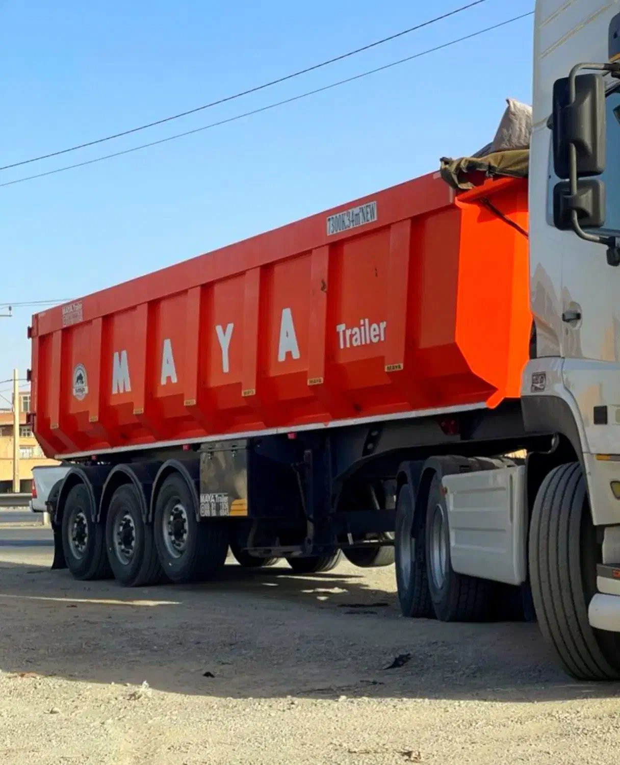 تریلر کمپرسی ۶ چرخ|خودرو سنگین|نقده, |دیوار