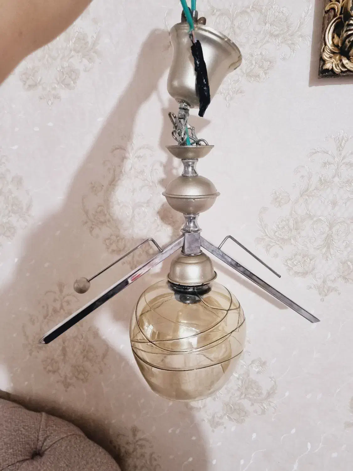 لوستر تک|لوستر و چراغ آویز|اهواز, گلستان|دیوار