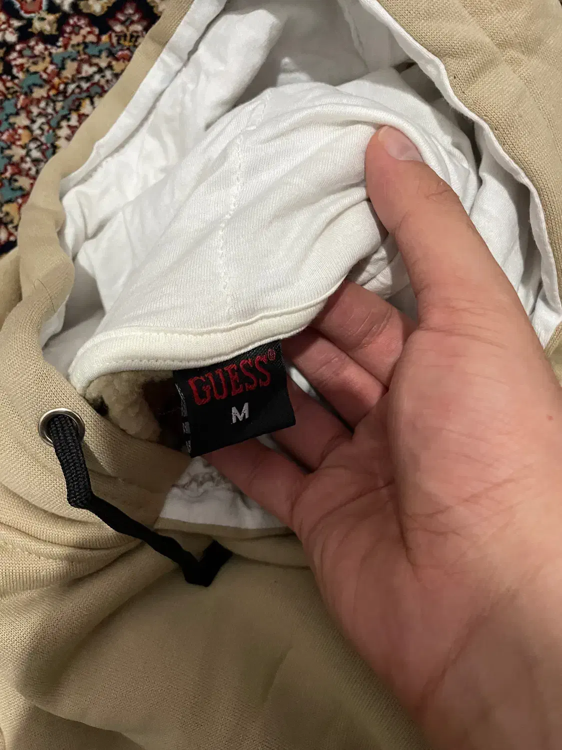 هودی کرمی تو کرک سایز مدیوم|لباس|تهران, مینای جنوبی|دیوار