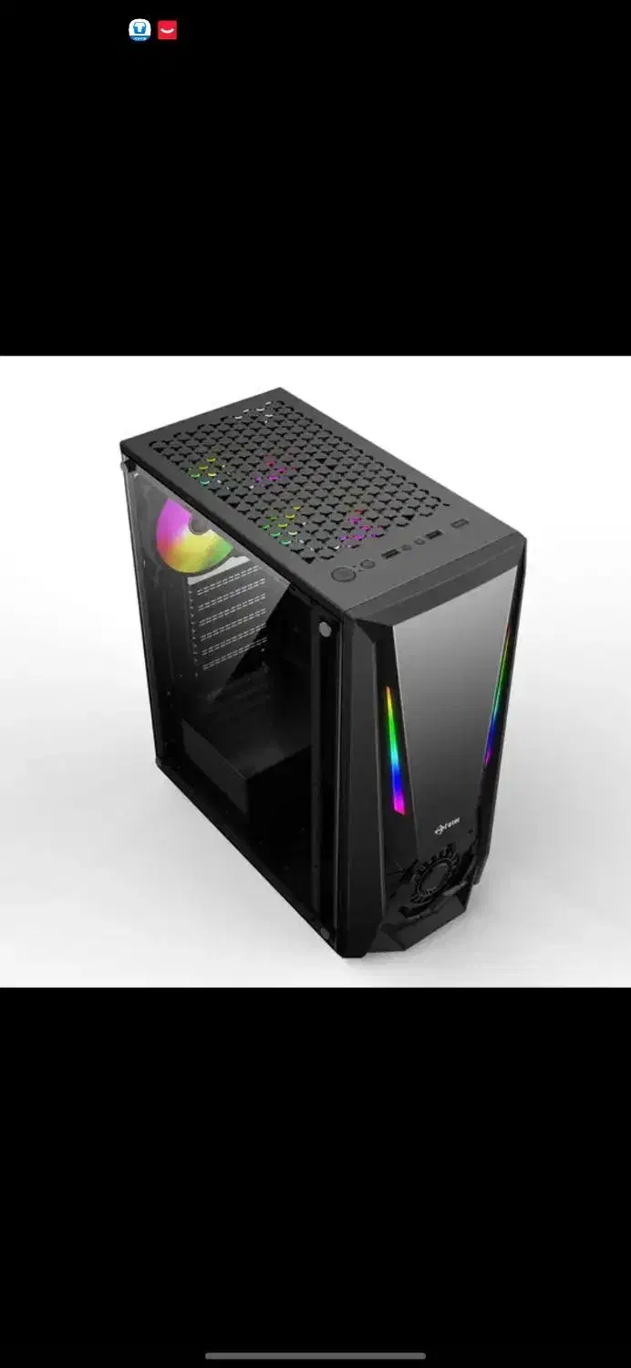 قاب کیس گیمینگ و فن خنند کننده cpu|قطعات و لوازم جانبی رایانه|رشت, سعدی (تختی)|دیوار