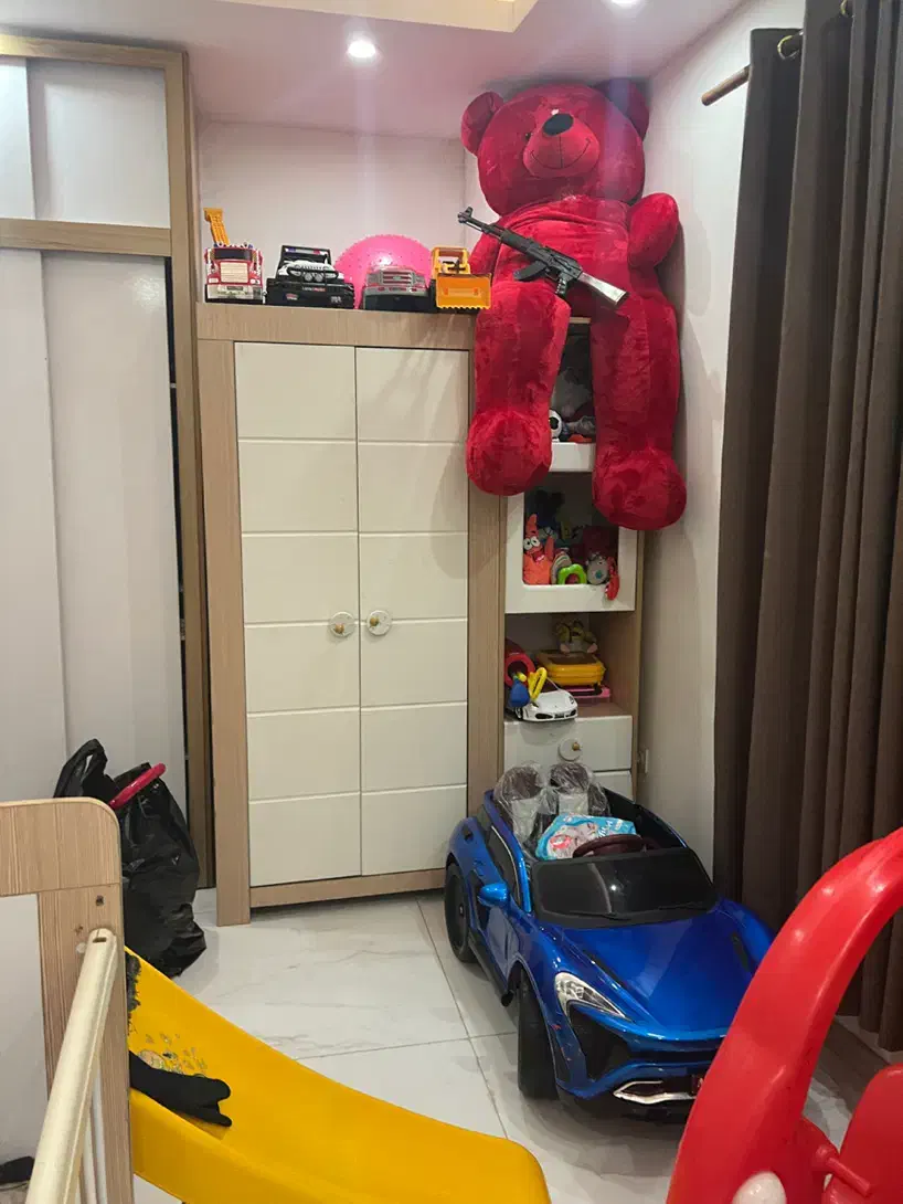 سرویس تخت بچه با کد زیاد وکلی اسباب بازی|تخت و صندلی بچه|رشت, معلم|دیوار