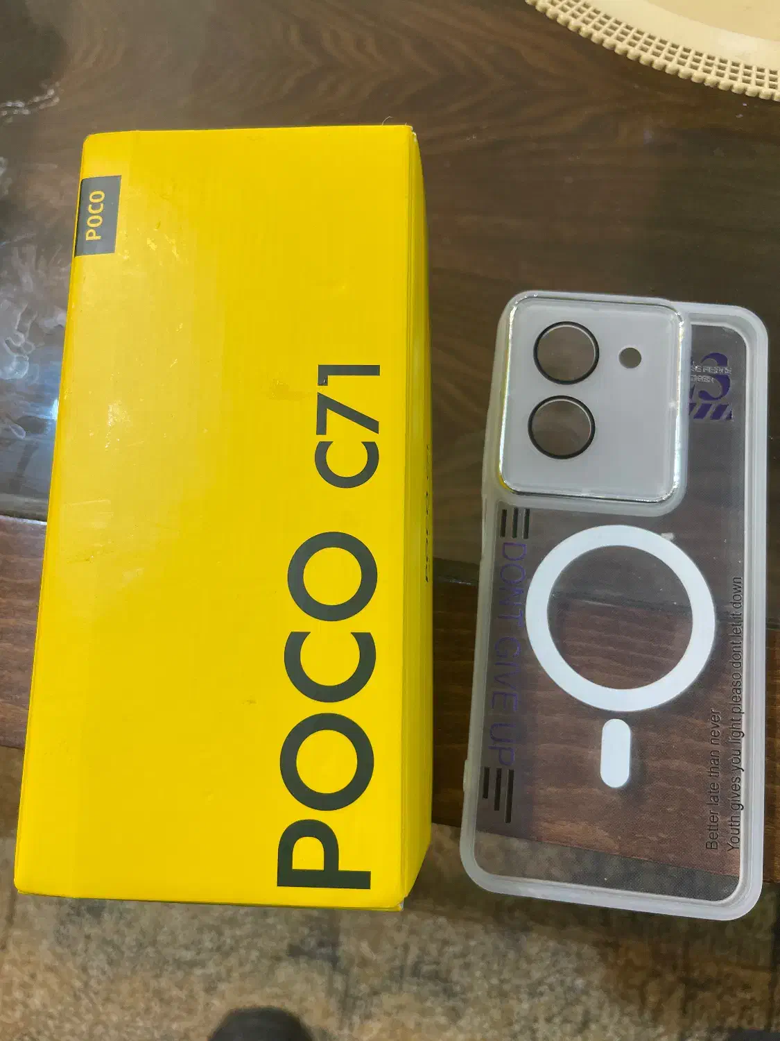 گوشی c71 پوکو طلایی|موبایل|تهران, تهراننو|دیوار