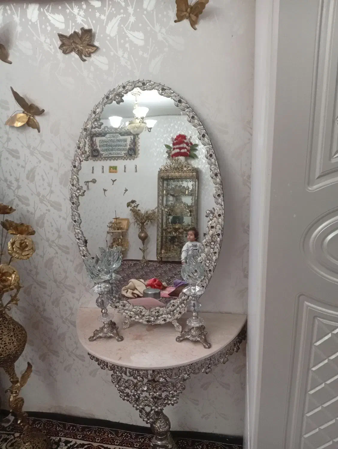 اینه شمعدان|صنایع دستی و سایر لوازم تزئینی|اردبیل, |دیوار