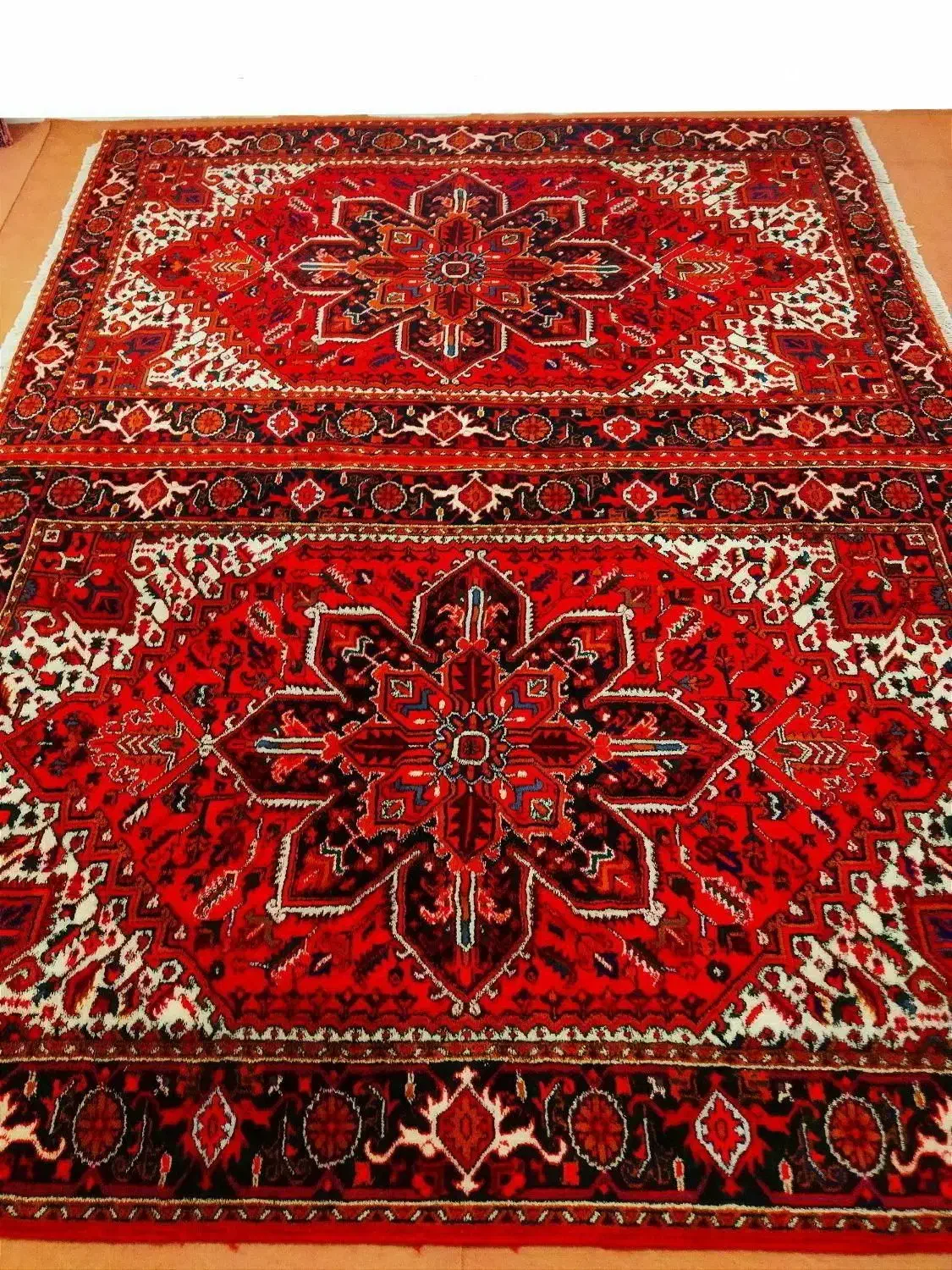 خوش رنگ تاجری2 تا اصیل 6 متر جفت تازه|فرش|تبریز, |دیوار