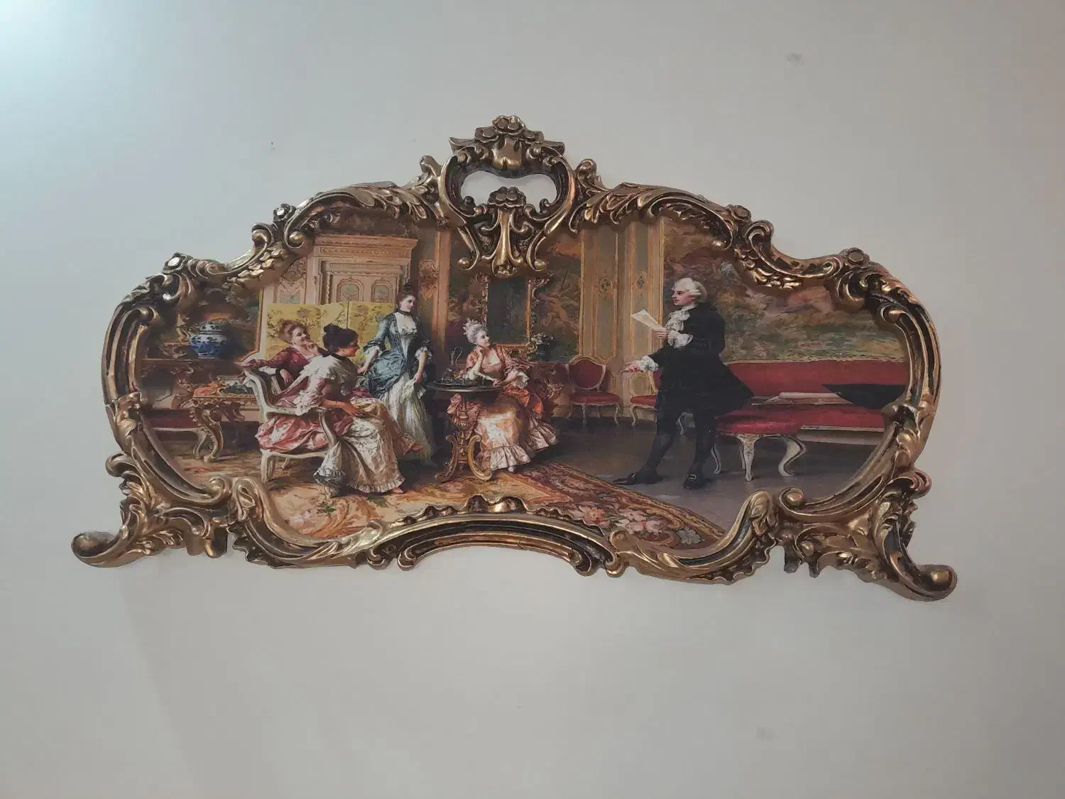 تابلو سلطنتی زیر قیمت پارچه مخملی|تابلو، نقاشی، عکس|تهران, تهرانسر شمالی|دیوار