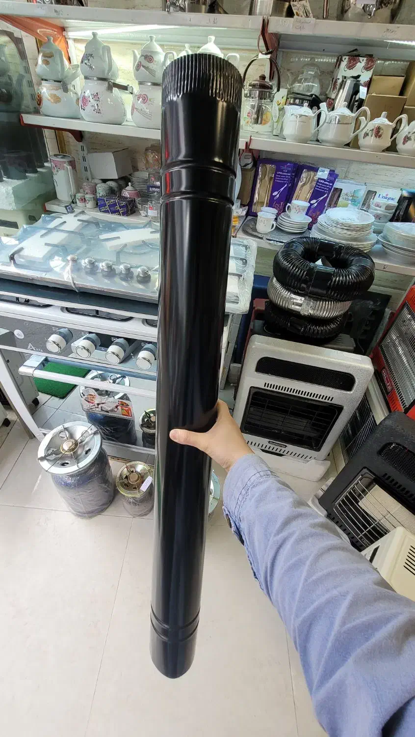 لوله مشکی|بخاری، هیتر، شومینه|رشت, بازار|دیوار