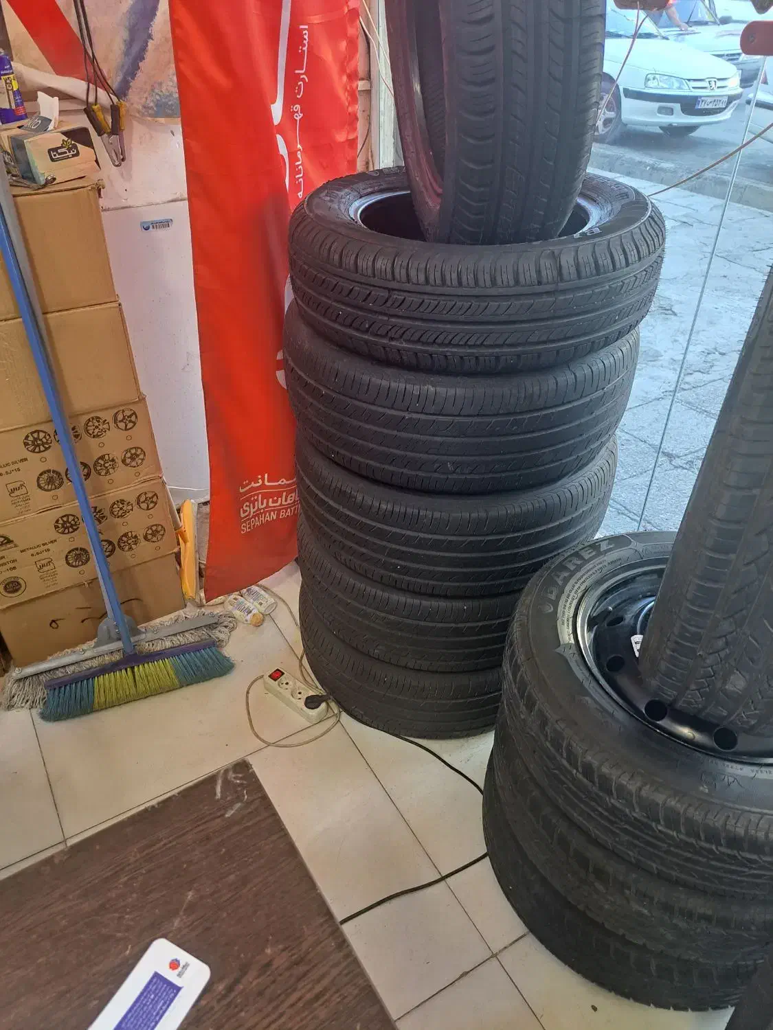 لاستیک ۲۲۵ ۴۵ ۱۸ جی تی آریزو ۸|قطعات یدکی و لوازم جانبی|نورآباد, |دیوار